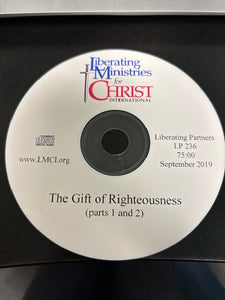 Gift of Righteousness by Dr. Dale Sides - CD (Parts 1 & 2)
